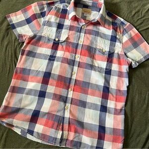 Casual Men's Checkered Button-Down Shirt